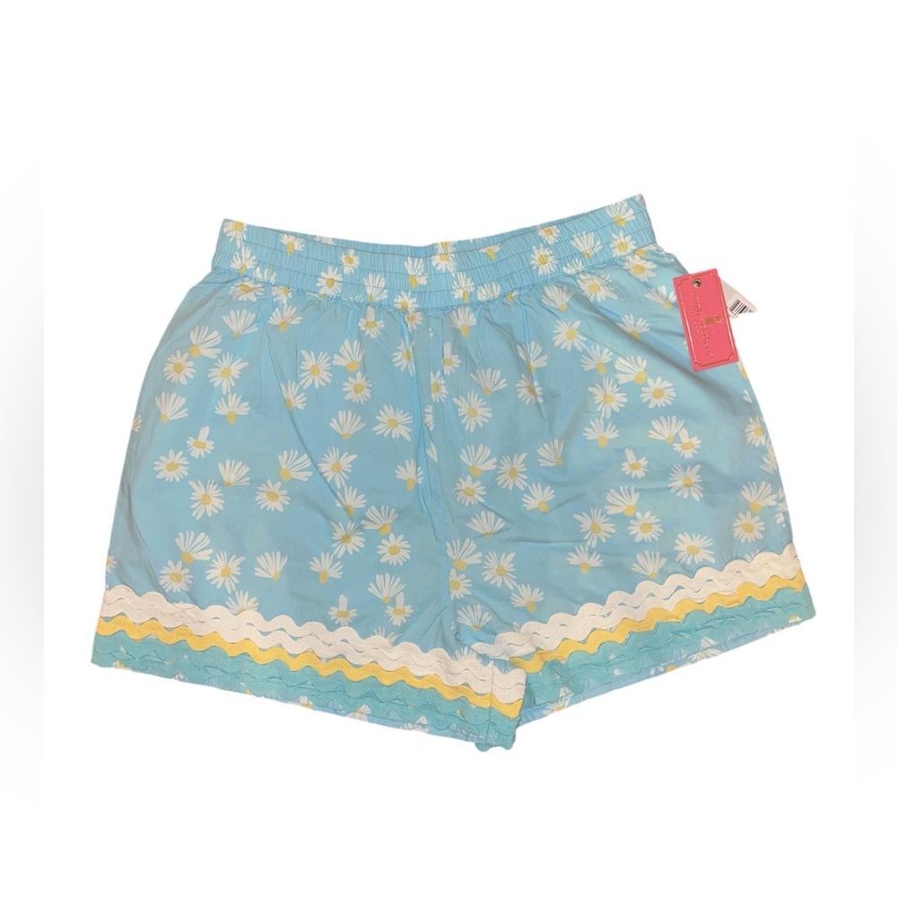 Blue Daisy Athletic Shorts